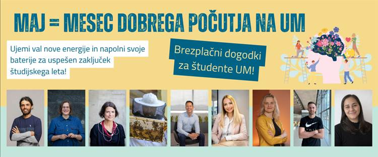 Featured image for “MAJ = mesec dobrega počutja na Univerzi v Mariboru”
