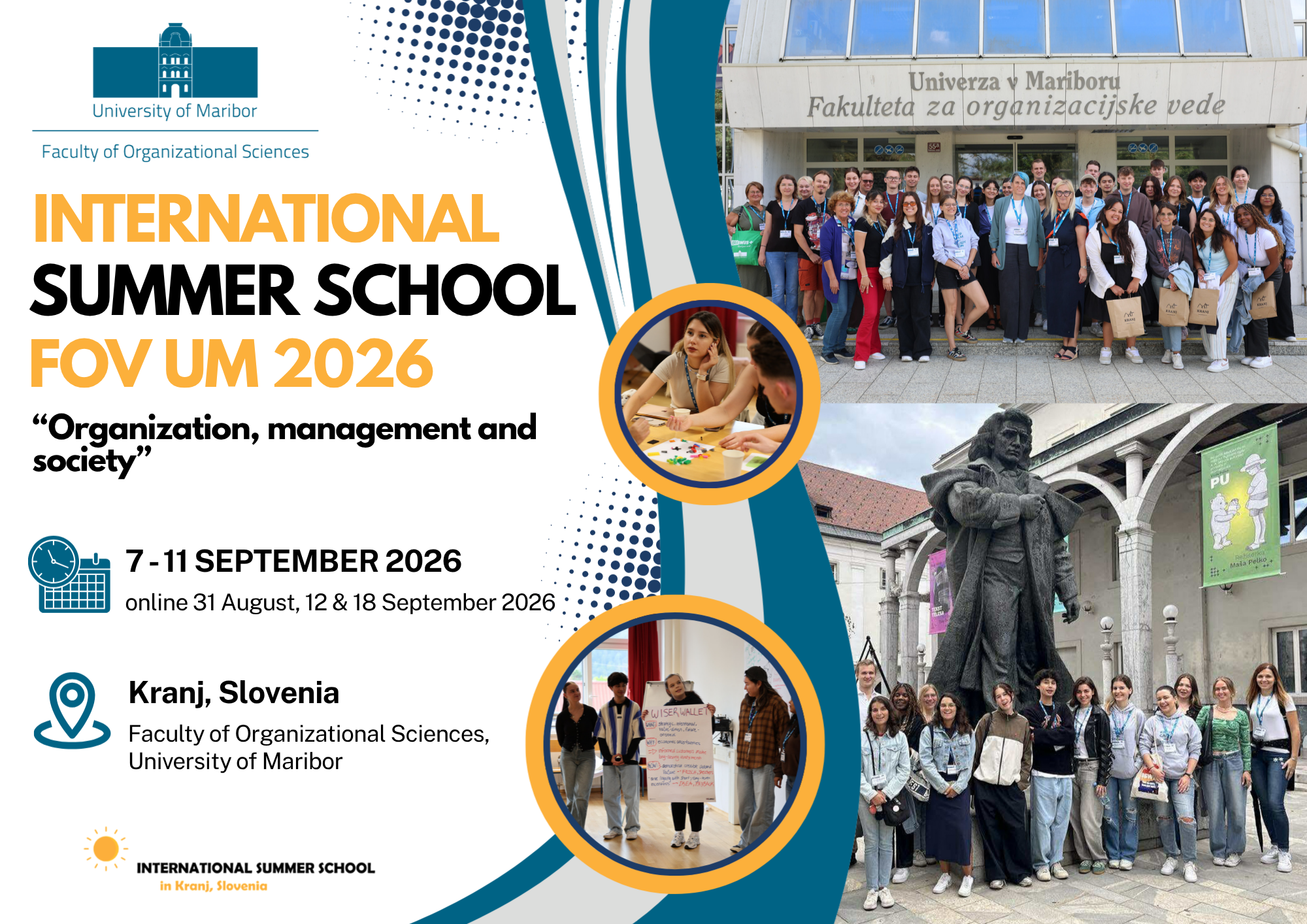 Featured image for “6. mednarodna poletna šola FOV UM: Organization, Management and Society”