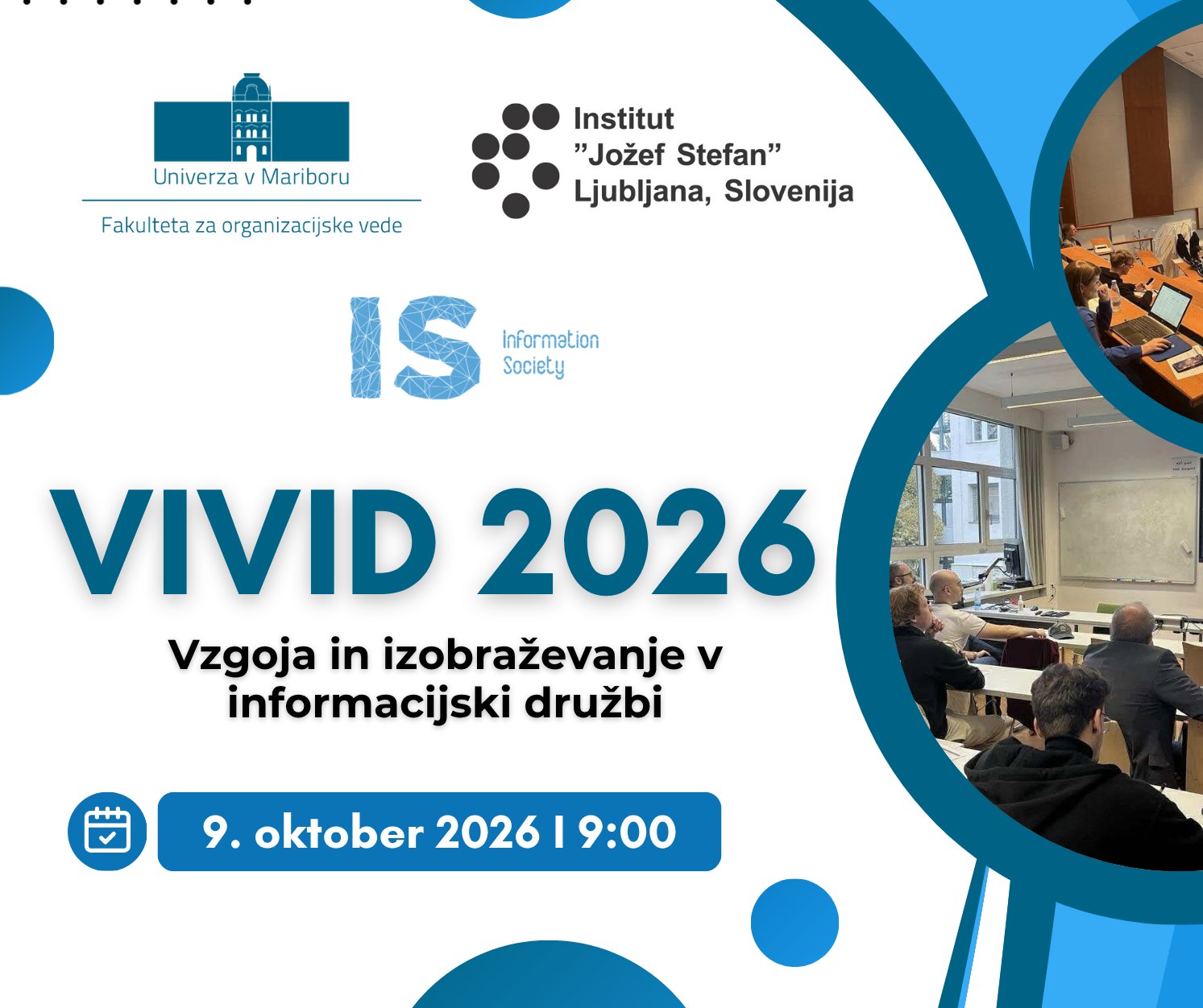 Featured image for “Konferenca VIVID 2026 – Vzgoja in izobraževanje v informacijski družbi”